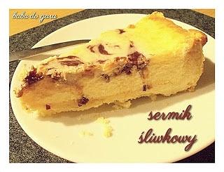 Sernik śliwkowy