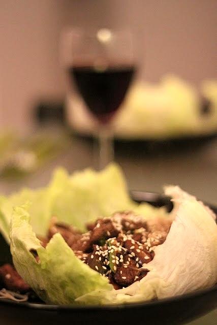 Kaczka stir fry z makaronem ryżowym