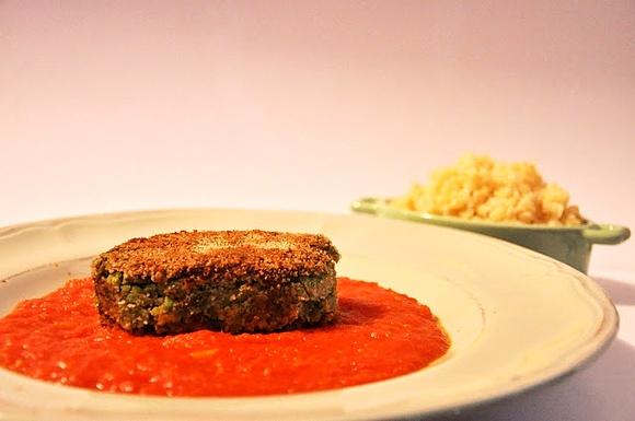 Kotleciki z zielonego groszku i kaszy bulgur