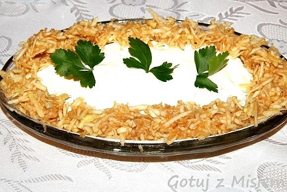 Śledzie z jabłkami