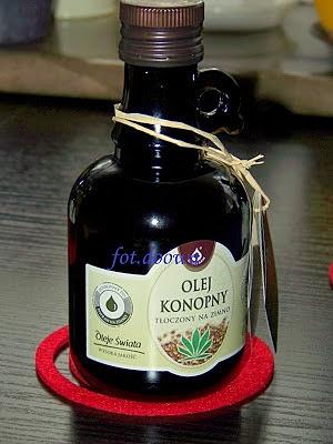 Sałatka z dyni z olejem konopnym