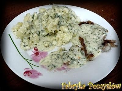 Ryba w sosie koperkowo-śmietanowym