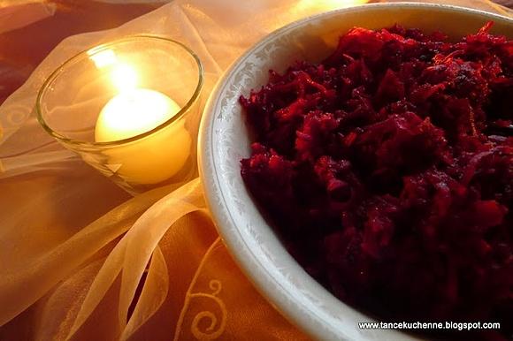 Sałatka z buraków i gruszki