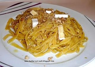 Tagliatelle w sosie maślanym z rozmarynem