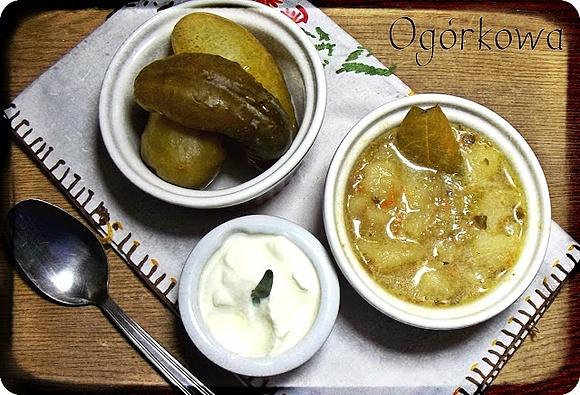 Zupa ogórkowa na życzenie Młodego