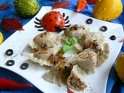 Pierogi z kaszą gryczaną i serem białym