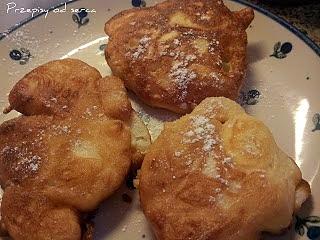 Jabłka smażone w cieście bez proszku do pieczenia