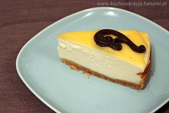 Kremowy sernik z lemon curd