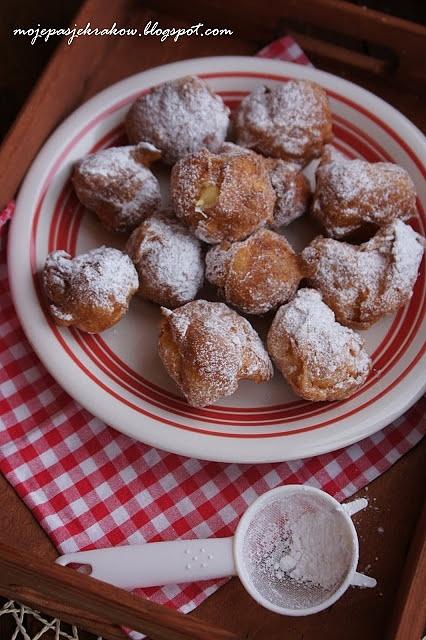 Sufganijot z waniliowym kremem na Chanuka