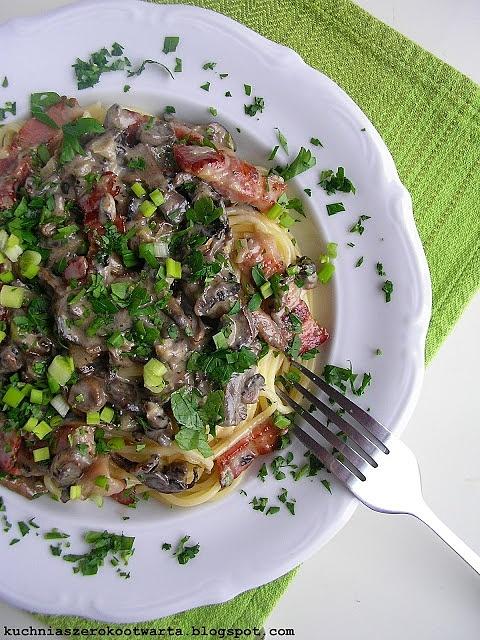 Spaghetti boscaiola na szybki obiad