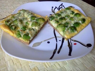 Tarta otrębowa z brukselką