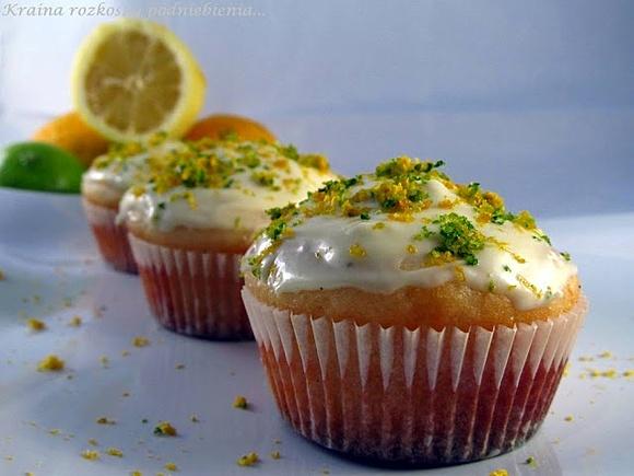 Cytrynowo-limonkowe muffiny