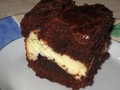 Brownie z serem