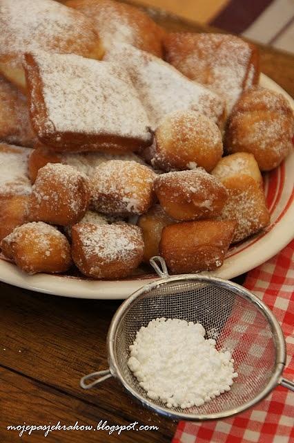 Pączki z nowego orleanu donuts nola