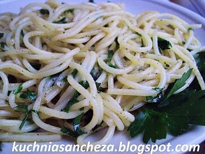 Spaghetti aglio e olio