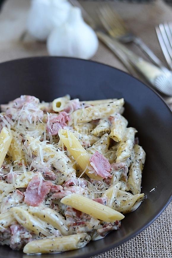 Makaron carbonara a la Dorota