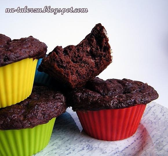 Muffinki czekoladowe bez mąki