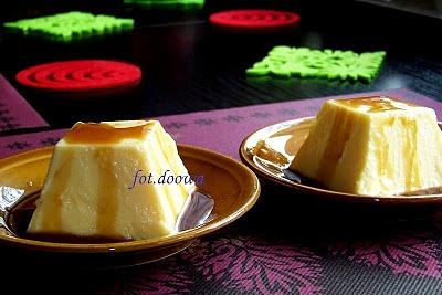 Creme caramel z sosem karmelowym