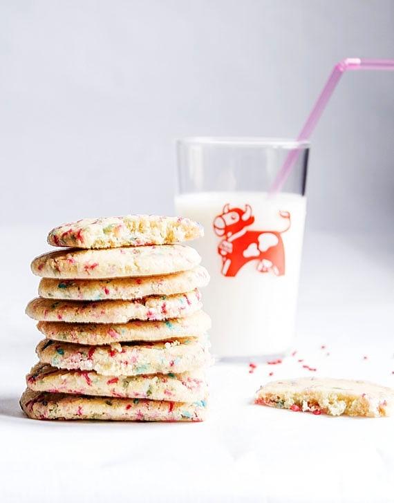 Kolorowe ciasteczka funfetti