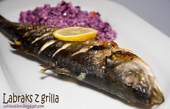 Labraks z grilla