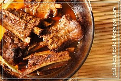 Żeberka w miodzie z Biedronki