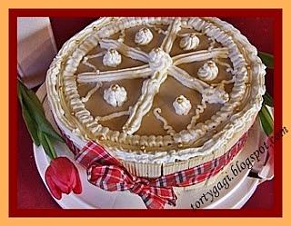 Tort wiśniowo-kawowy dla Babci i Dziadka