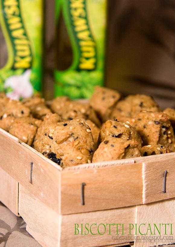 Biscotti picanti - sycylijskie sucharki na słono