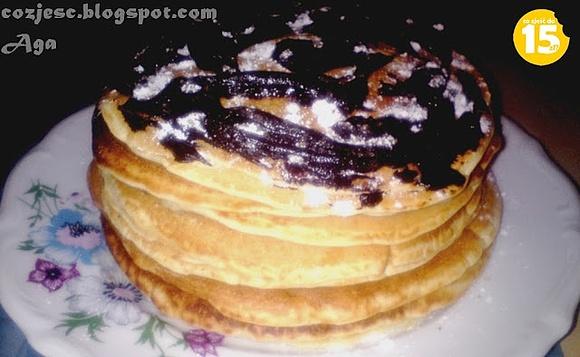 Pancakes z czekoladą i mlekiem - przepis na pyszne placki