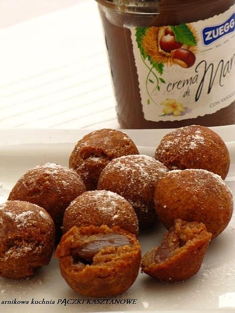 Pączki kasztanowe bez jajek i glutenu