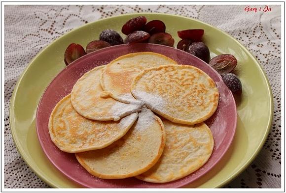 Mini placuszki z mąki i jajka