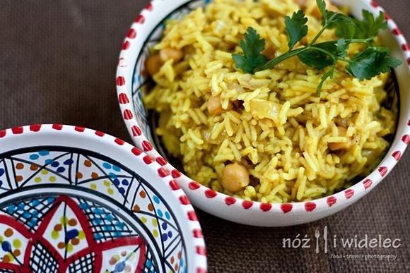 Ryż curry z ciecierzycą