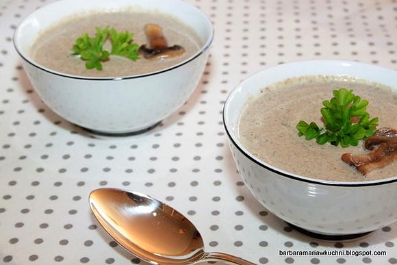 Zupa krem z pieczarek LCHF