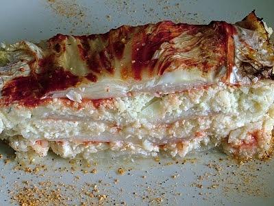 Zapiekanka mięsno-selerowa z kaszą jaglaną