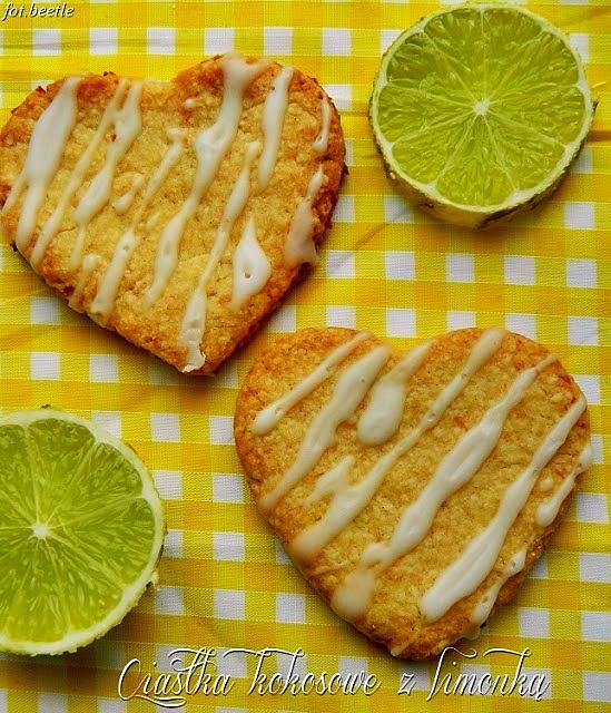 Ciasteczka kokosowo-limonkowe