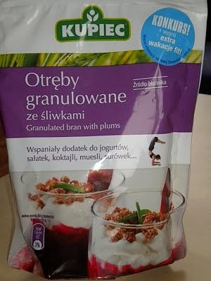 Zdrowe śniadanie z otrębami firmy Kupiec