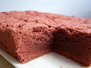 Pink velvet brownies