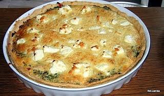 Tarta z cukinią i serem fetą