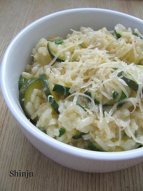 Risotto z cukinią i szczypiorem