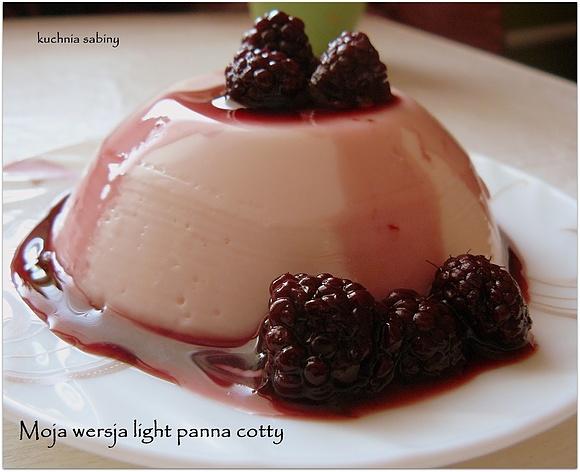 Moja wersja light panna cotty