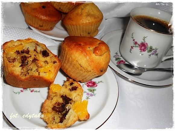 Pomarańczowe muffiny