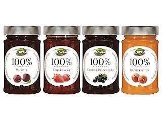 Dżem 100% owoców bez cukru z sokiem jabłkowym