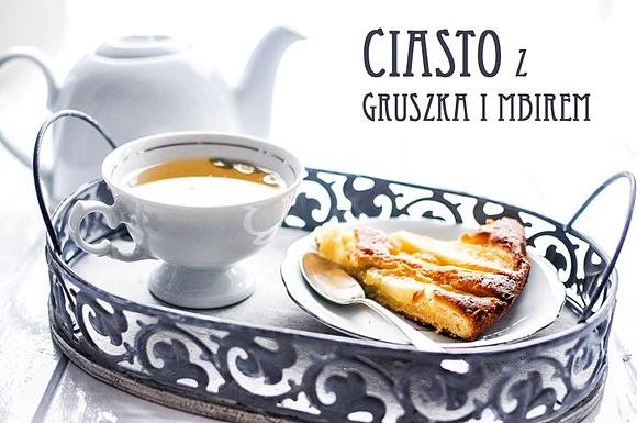 Ciasto z gruszką i imbirem