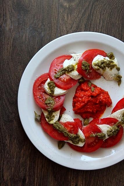 Moja ulubiona sałatka caprese na obiad