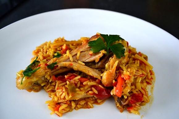 A'la paella z kurczakiem