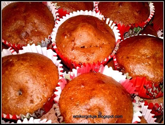 Muffiny z czekoladą