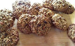 Ciasteczka z musli i owocami goji
