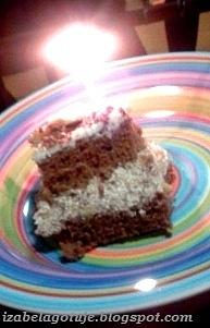 Tort czekoladowo-bananowy
