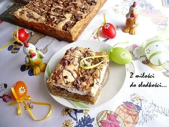 Mazurek orzechowy na andrucie