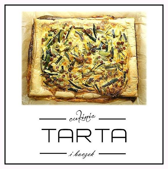 Tarta z cukinią i boczkiem