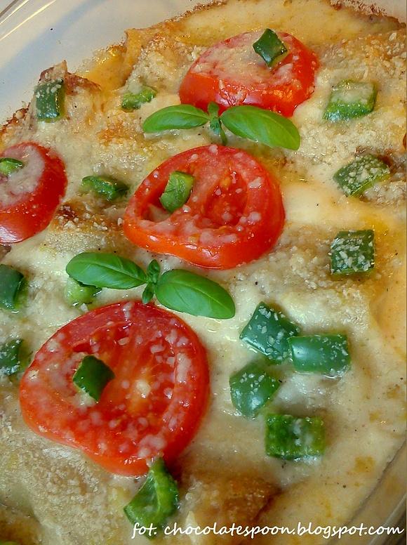 Cannelloni z mięsem w sosie porowym